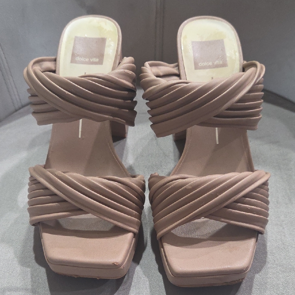 Dolce Vita Women's Brown Strappy Heels